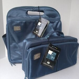 High Quality 2 Pc Artist Scrapbook Craft Supply Premium Carry Totes